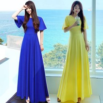 제이앤지니 자체제작 DRr-210 엔젤날개 맥시 롱원피스 빅사이즈 M L XL 단체복