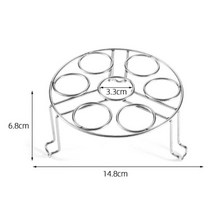맥반석계란만들기 계란 삶는기계 구운계란기계 반숙기 에그 찜기 스테인레스 스틸 스팀 랙 steamer shelf stand multi function steaming 76, 1