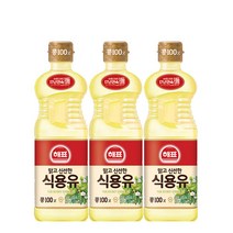 해표 식용유, 500ml, 3개