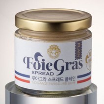 푸아그라 스프레드 플레인 125g 크래커에발라먹는, 1개