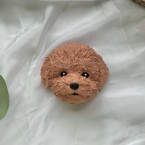 푸들/말티푸/말티즈 차량용 석고방향제 디퓨저, 화이트, 레몬