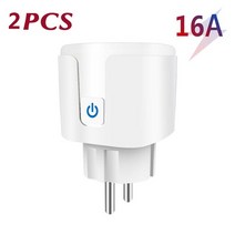 스마트 플러그 스위치 콘센트가리개 diyQNCX-Tuay 스마트 소켓 16A/20A EU WiFi 플러그 무선 원격 콘센트, 03 16A 2pcs_01 100-250V_01 EU