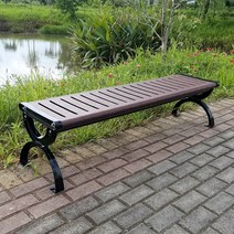 캠핑공원 의자 야외 벤치 야외 벤치 레저 정원 안뜰 부식 방지 단단한 나무 플라스틱 행, 등받이 플라스틱 보드 없음 1.8 미터