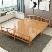 평상마루 조립식 평상 대나무 야외 나무 접이식 계곡, 120x197cm, 브라운