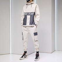 FANSYLI 2022봄 남성 트레이닝복세트 후드맨투맨 트레이닝 러닝 다이어트 땀흡수 조깅복 3257호 1F