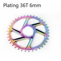 픽시체인링 픽시크랭크 체인링산악 자전거 자전거 체인휠, 36t-6mm