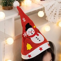 크리스마스 펠트 산타 모자 만들기 키트 눈사람 트리, 루돌프