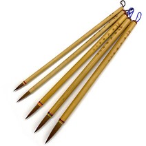 덕인 황모필 4호~8호 사이즈선택, 7호(7mmX35mm)