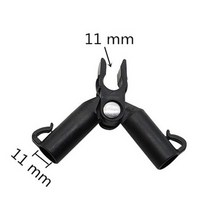 차폐휀스 담장공사 단독 주택 카페 담장 펜스 정원 마당 a 형 그립 클립 식물 지지대 고정 소켓 조정 가능한 원예 기둥 커넥터 클립 등반 식물 브래킷 커넥터, 11mm