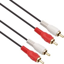최적가 굿팩토리 NETmate NMA 2R015N RCA 2선 케이블 1 5m 가성비 최고구매, 상세페이지 참조