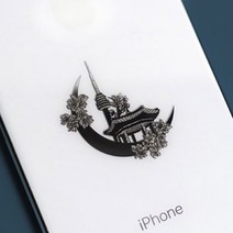 [VENHO] 서울의 밤 메탈스티커 5종 : 남산 경복궁 세종대왕상 이순신상 한강, 4_광화문의 밤_이순신