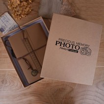 뮤지컬티켓북 영화표 콘서트 여행 관광지 항공권 바인더 콜렉트북 접착식 diy, 퓨어브라운/기본케이스
