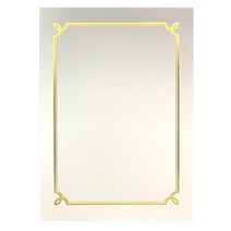 금박상장 백상지 돼지꼬리 A4, 순백색, 100개