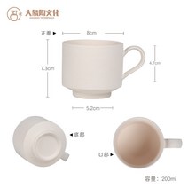 커피찻잔 꽃무늬 유럽식 디자인 머그잔 석고몰드 슬립케스팅 몰드, 찻잔 석고몰드