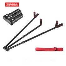 다리찢기 기구 연습 내전근 운동기구 하체 스트레칭, 블랙 + 벨트(랜덤 컬러)