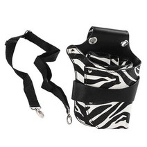 가위 가방 거치대 바버샾 스타일리스트 헤어디자이너 미용 zebra striped, 02