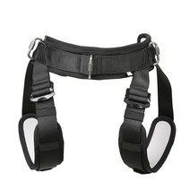 Xinda Professional Hung Wia Half Body Harness 허리 지원 안전 벨트 고장 공중 보호 장비, 하나, 검정