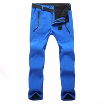 캠핑 하이킹 필수 TRVLWEGO 여성 겨울 하이킹 바지 야외 스포츠 등산 소프트 쉘 방수 Windproof 캠핑 열, 03 women blue_05 XXL