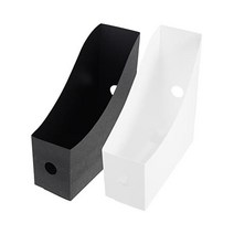 Ciieeo 2pcs 파일보관함 사무실 책장 책상용 슬림 데스크 사무실 파일보관용기 책상문서정리 슬림 세로파일 폴더 사무용품 도서용품, 27X24X9CM, Assorted Color
