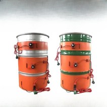 드럼밴드히터 220V 고무 밴드 가스 히터 난방 발열 드럼통, 150L오일드럼1520x250 손잡이온도조절