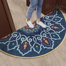[Myshe]반달형 귀여운 발매트 현관 화장실 입구 카펫 LLP629RH03, MZ03