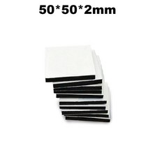 에바폼 EVA폼 압축스펀지 스티로폼 폼보드제작 스치로폼 10100pcs 양면 테이프 초강력 자기 접착 EVA 폼 스티커 패드 사각형 원형 헤비 듀티 장착 다중 크기, 77.black  50x50x2mm - 20PCS -