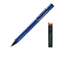 LAMY 사파리 샤프 블루 + 샤프심 랜덤발송 세트, 0.5mm, 6세트