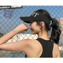 해피하우스 여성 스포츠 테니스모자 골프 자외선차단 여름 캡 모자, 베이지