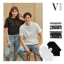 [10종] 21SS 오지호의 V.CUT(브이컷) 오가닉 티셔츠 5+5=10장