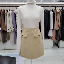 [온앤온] 핸드메이드모직 미니스커트njw2wsa440