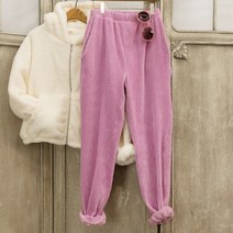 벨로아 코듀로이 골덴 속기모 밴딩 조거팬츠