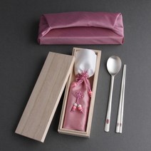 칠보 은수저 왕실거북 70% 1벌 25돈 전통 무늬 조각 장수 거북 고급 명품 수저 젓가락 1인용 고품격 예단 생신 vip 선물 외국인 창립기념품 세트, 은수저1벌 청색+보자기포장(네이비)