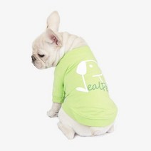 강아지 고양이 항균 가공 파스텔 라운드 티셔츠.리얼펫, XL|아쿠아