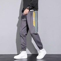 빅사이즈슬랙스팬츠 와이드 루즈핏 운동 위 바지남자 트렌드 캐쥬얼 롱 조거 봄 가을드팬츠 청년 4808987425