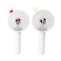 디즈니 피규어 핸디팬 미키 미니 1+1 휴대용 선풍기, 피규어 핸디팬 미키+미키