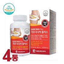식약처인증 가르시니아 체지방 다이어트 영양제 추천 HCA 가르시니아 추출물 효능 녹차추출물 마테 엘카르니틴 히비스커스 흰강낭콩 피쉬콜라겐 식약청 인증 체지방감소 도움 알약, 가르시니아 1일2정 -4통