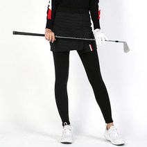 순이들 여성 골프 기모 패딩 트임 스커트