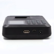 생체 인식 지문 출석 시간 시계 2.4 인치 직원 검사 기록 장치 쉬운 사용, Black, Eu 플러그, 포르투갈어