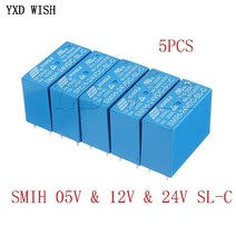 릴레이 모듈 스위치 5PCS SMIH-05VDC-SL-C 24 V 릴레이 250V 16A 8PIN 6Pin, 04 SMIH-05VDC-SL-A 6Pin