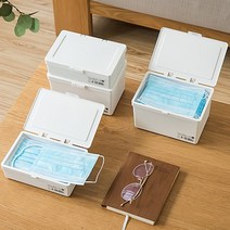 코스트코 일본산 다용도정리함 물티슈 마스크 위생보관 장남감 문구 수납함 약통 스토리지박스, HSC100 화이트