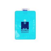 (대한)아이스팩 블루 반제품(중15x20)100개-1BOX 아이스가방 얼음팩 아이스 쿨팩 보냉백 스티로폼 아이스박스 젤팩, 1box