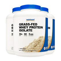 그래스 페드 웨이 프로틴 아이솔레이트 2lb 무맛 3병, 단품, 단품