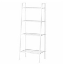 [withIKEA]이케아 스탠드 선반 LERBERG 레르베리 4단 와이드, 화이트