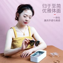 에끌 메이크업브러쉬 클리너 시계 보석 클리너Langfei 밀레 생태 체인 초음파 클리너 청소년 에디션 안경 세탁기 쥬얼리 메이크업 브러쉬-12212, 단일옵션, 단일옵션