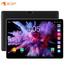 qr코드단말기 인강용태블릿 10.1 인치 android 9.0 google 태블릿 pc, 키보드 64g tf 케이스, 협력사, 검은 색