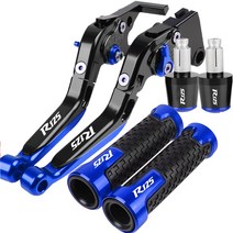 r125 r1250gs키트 r125-h 250w 스즈키 GSXR R125 GSX-R125 조정 가능한 브레이크 클러치 레버 핸들 그립 끝, 02 GSXR125 2017-2018