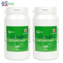 솔섬식품 신안 천일염으로 만든 송염 양치소금, 500g, 2개