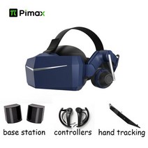 VR 글라스 AR 스마트 글라스 메타버스 pimax vision 8kx vr 헤드셋 가상 현실 안경 번들 플레이 키트 및 핸드 트래킹, 협력사, kdmas 번들, 01 KDMAS Bundle