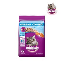 ViPET 위스카스 고양이사료 헤어볼케어 닭고기와 참치 1.1KG