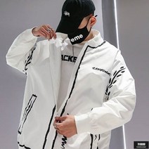 가바바 남성 빅사이즈 블루종 낙서를 한 것 같지만 유니크함이 더 해져 스트릿룩 완성형인 항공점퍼 6XL까지 G63126